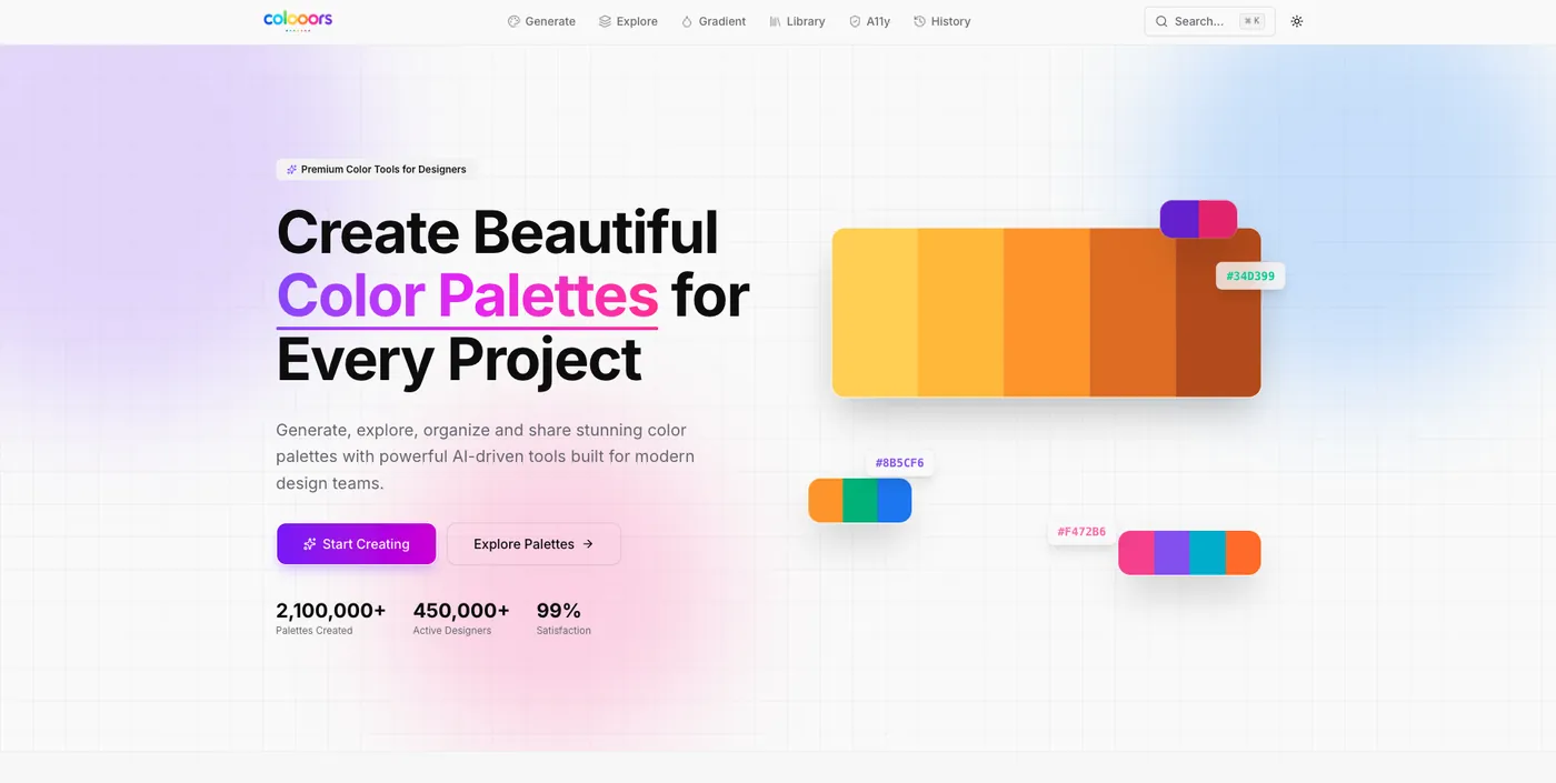 Colooors — UX/UI Design project by notsureux